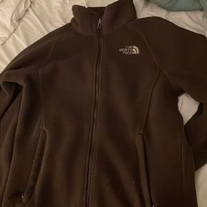 Brown north face jacket